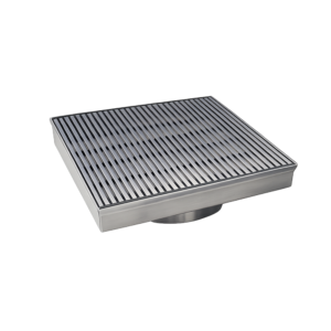 200mm x 200mm Stainless Steel Square Floor Waste With Wedgewire Grate