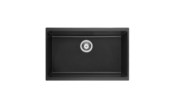 Forio Single Bowl Large Sink Black