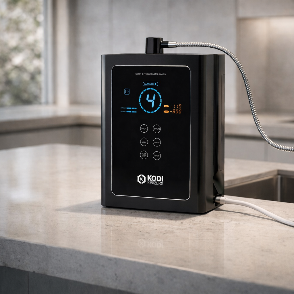 Alkaline water ioniser unit
