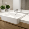 Balun 485 Rectangle Semi Recessed Basin