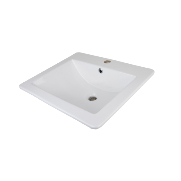 Balun 535 Rectangle Inset Basin White Balun 535 Rectangle Inset Basin White