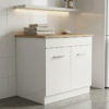 Brighton Laundry White Cabinet and Laminated Top