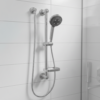 Catral Shower On Rail White Bathroom Catral Shower On Rail White Bathroom