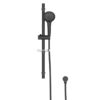 Coen 3 Function Shower On Rail Black Coen 3 function shower on rail in matte black with slider bracket and soap holder