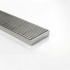 Linear Wedge Wire Drain Brushed Stainless Steel 1000mm