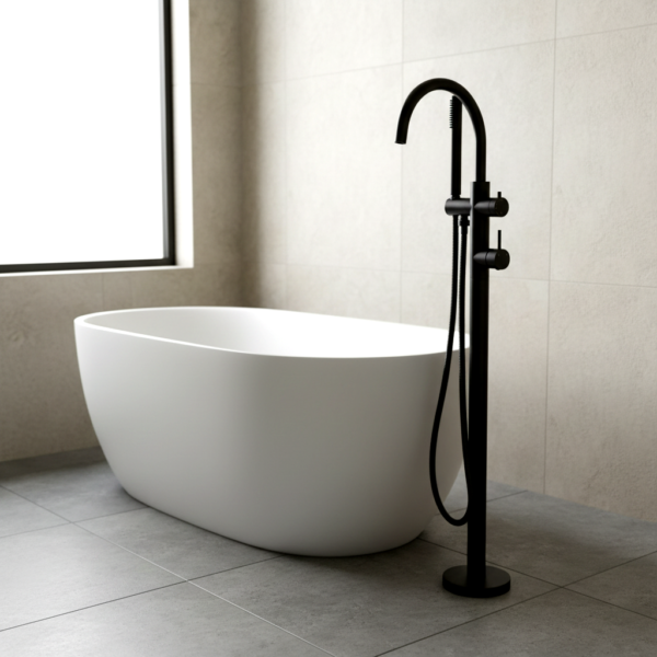 Lucito Bath Filler Black In Bathroom Lucito Bath Filler Black In Bathroom