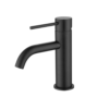 Lucito Curved Spout Basin Mixer Black