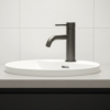 Lucito+Curved+Spout+Basin+Mixer+Gun+Metal+LUCBM-GM
