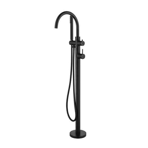 Lucito Freestanding Bath Filler Black Lucito Freestanding Bath Filler Black