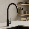 Lucito+Gooseneck+Sink+Matt+Black