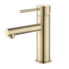 Lucito Straight Spout Basin Mixer Brushed Brass Lucito Straight Spout Basin Mixer Brushed Brass