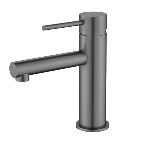 Lucito+Straight+Spout+Basin+Mixer+Gun+Metal