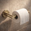 Lucito+Toilet+Roll+Holder+Brushed+Brass+Installed Lucito+Toilet+Roll+Holder+Brushed+Brass+Installed