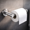 Lucito Toilet Roll Holder Brushed Stainless In Bathroom Scene Lucito Toilet Roll Holder Brushed Stainless In Bathroom Scene