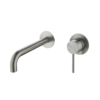Lucito Wall Mixer and Spout Brushed Stainless