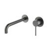 Lucito Wall Mixer and Spout Gun Metal