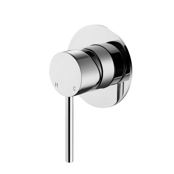 Lucito Wall Mixer in Chrome Finish