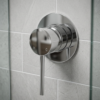 Lucito Wall Mixer In Chrome Finish In Shower Area