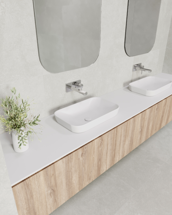 Muccia Semi Inset Basin Bathroom Scene