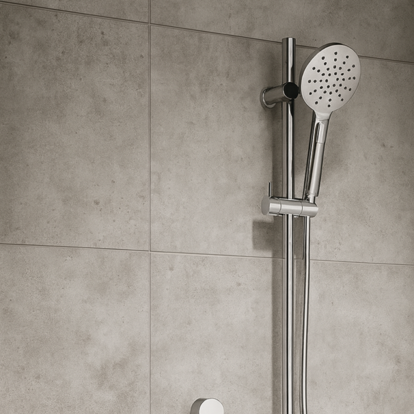 Murcia3FunctionShowerOnRailChromeSideView