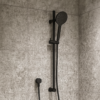 Murcia+3+Function+Shower+On+Rail+Black+In+Bathroom Murcia+3+Function+Shower+On+Rail+Black+In+Bathroom
