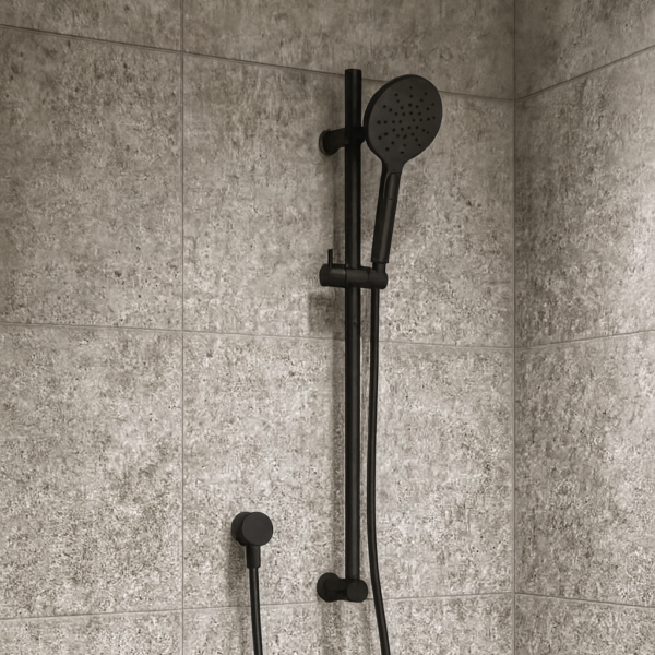 Murcia+3+Function+Shower+On+Rail+Black+In+Bathroom Murcia+3+Function+Shower+On+Rail+Black+In+Bathroom