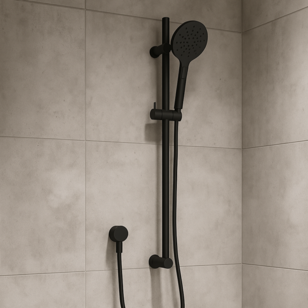 Murcia+3+Function+Shower+On+Rail+Matt+Black Murcia+3+Function+Shower+On+Rail+Matt+Black