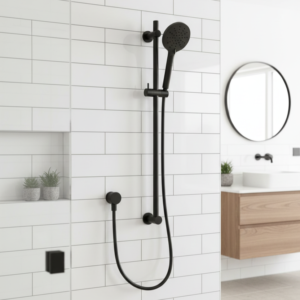 Murcia+Shower+On+Rail+In+Black+Finish