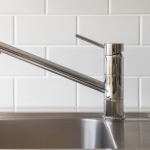 Murcia+Upswept+Sink+Mixer+In+Chrome+Finish