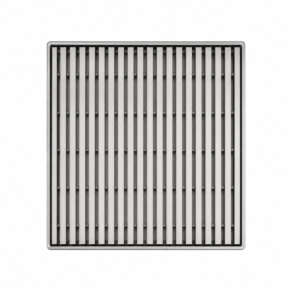 Neston 200mm x 200mm Square Wedge Wire Grate Top View