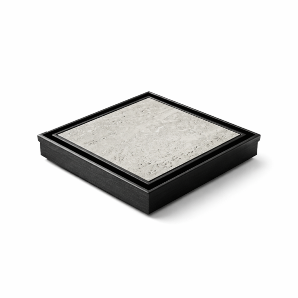 Neston Square Tile Insert Grate Black