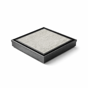 Neston Square Tile Insert Grate Gun Metal
