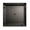 Neston Square Tile Insert Grate Gun Metal Top View Neston Square Tile Insert Grate Gun Metal Top View