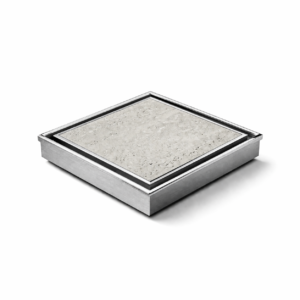 Neston Square Tile Insert Grate Stainless Steel