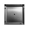 Neston Square Tile Insert Grate Stainless Steel Top View Neston Square Tile Insert Grate Stainless Steel Top View