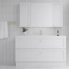 Shaker 1200mm Double Drawer Freestanding Vanity and Top