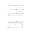 Shaker 1200mm Double Drawer Freestanding Vanity Dimensions