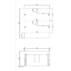 Shaker 750 Double Drawer Freestanding Vanity Dimensions