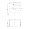Shaker 900 Double Drawer Cabinet Drawings