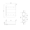 Tarnos 600 Mirror Cabinet Dimensions