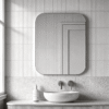 Tarnos 600 Shaving Mirror Cabinet Satin White
