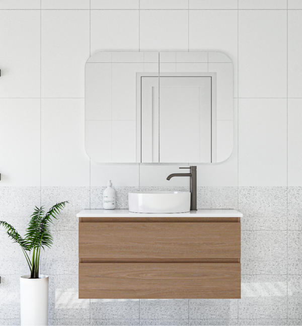 Tarnos 900 Wall Hung Vanity With Solid Surface Top Tarnos 900 Wall Hung Vanity With Solid Surface Top